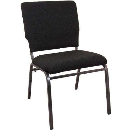 Advantage Black Multipurpose Church Chairs - 18.5 In. Wide By Flash Furniture | Side Chairs | Modishstore