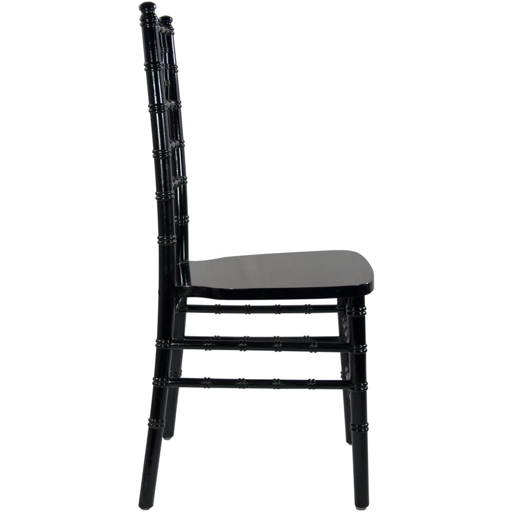 Advantage Black Wood Chiavari Chair By Flash Furniture | Side Chairs | Modishstore - 3