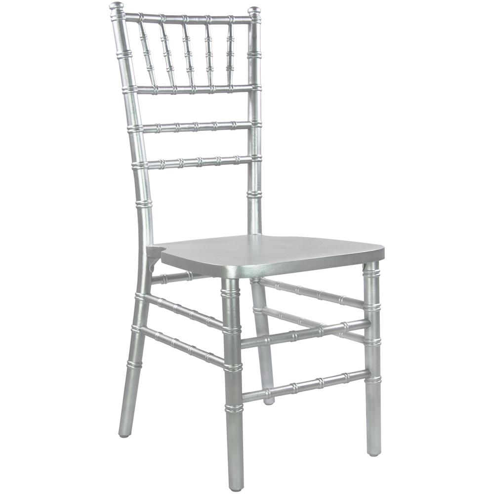 Advantage Silver Chiavari Chair By Flash Furniture | Side Chairs | Modishstore
