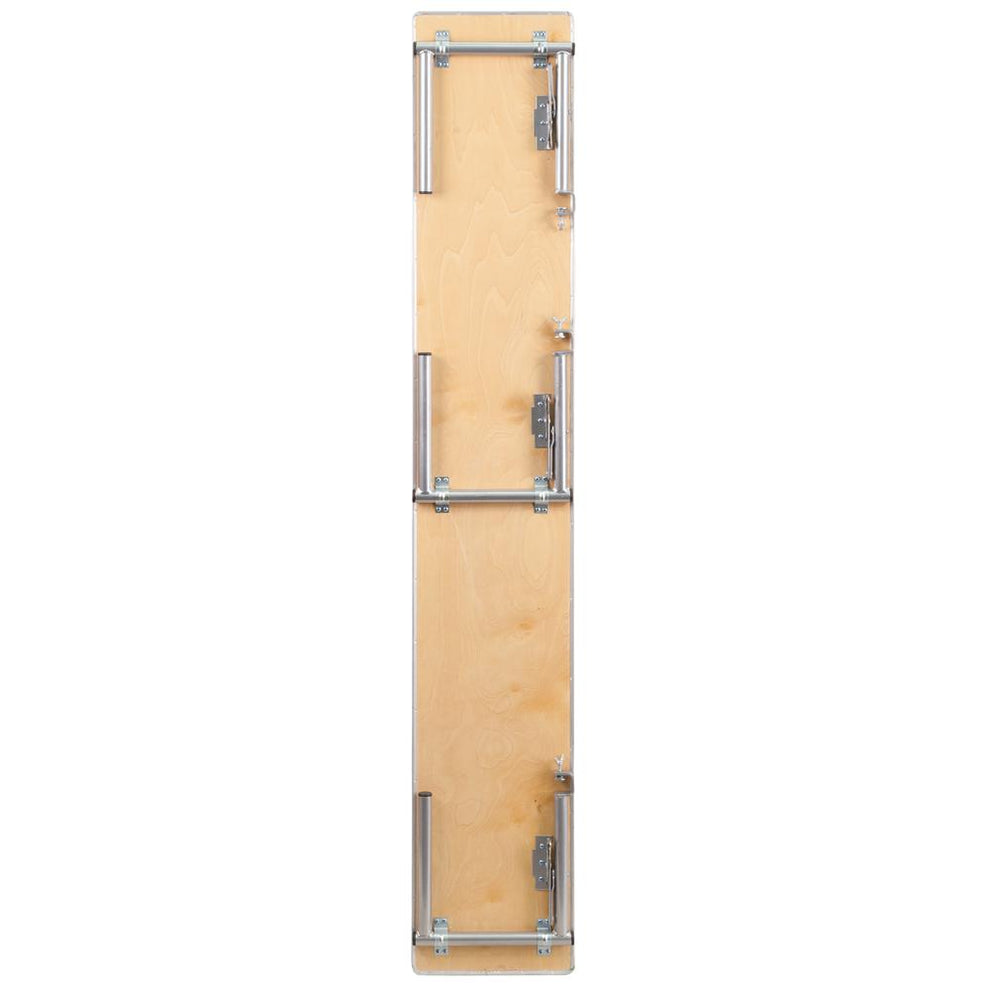 72'' X 12'' X 12'' Birchwood Bar Top Riser With Silver Legs By Flash Furniture | Side Tables | Modishstore - 2