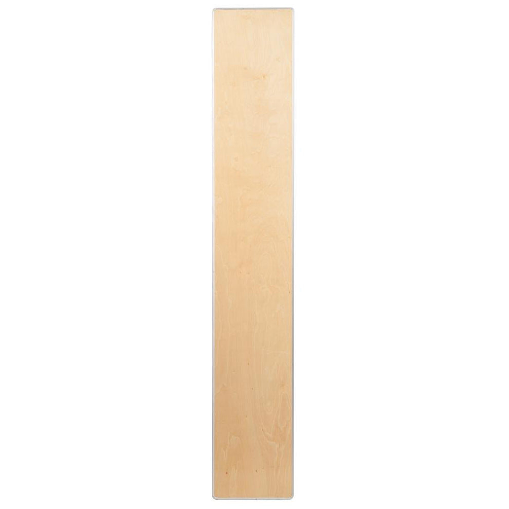 72'' X 12'' X 12'' Birchwood Bar Top Riser With Silver Legs By Flash Furniture | Side Tables | Modishstore - 3