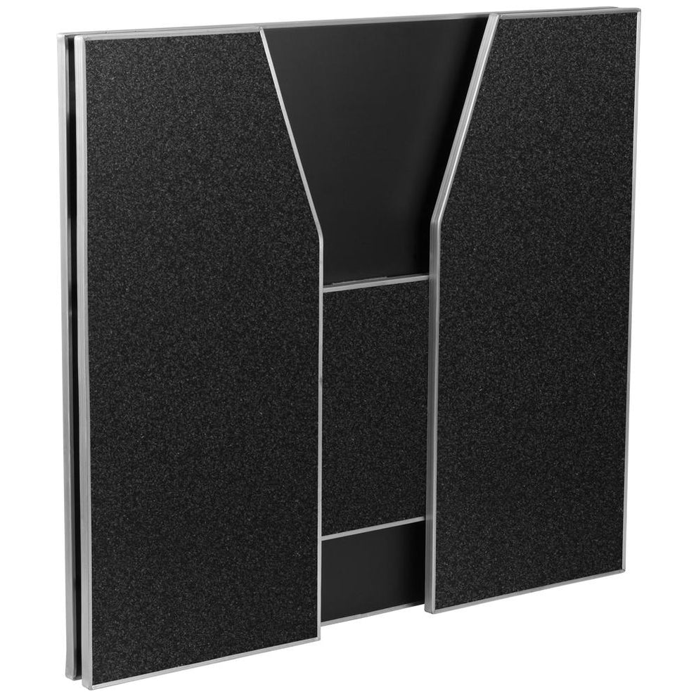 4' Black Marble Laminate Foldable Bar By Flash Furniture | Bar Tables | Modishstore - 2