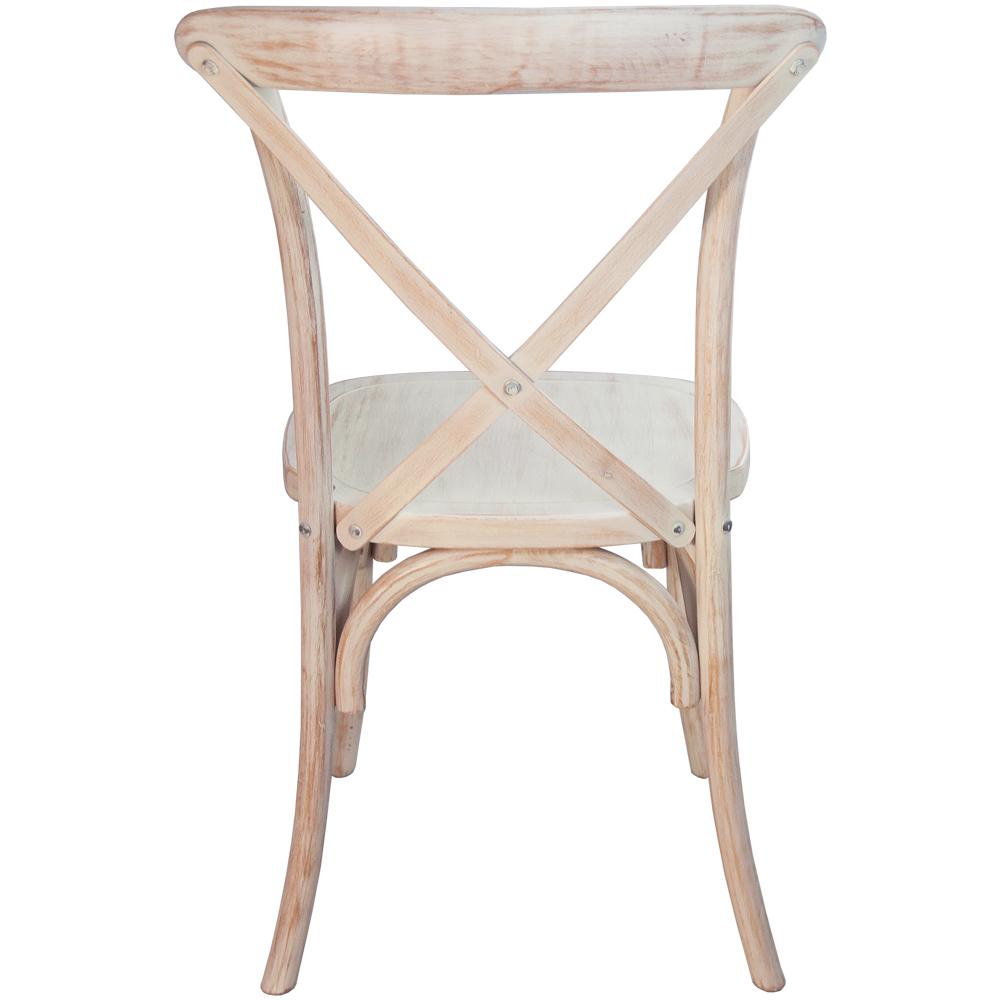 Advantage Lime Wash X-Back Chair By Flash Furniture | Dining Chairs | Modishstore - 2
