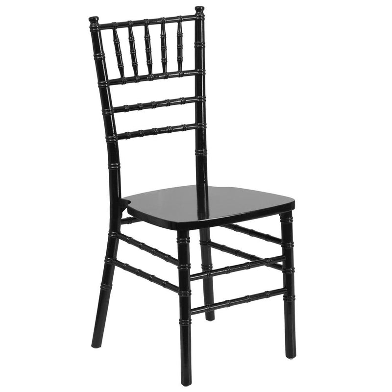 Hercules Series Black Wood Chiavari Chair By Flash Furniture | Dining Chairs | Modishstore - 1