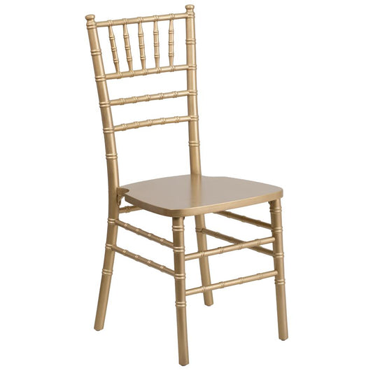 Hercules Series Gold Wood Chiavari Chair By Flash Furniture | Dining Chairs | Modishstore - 1