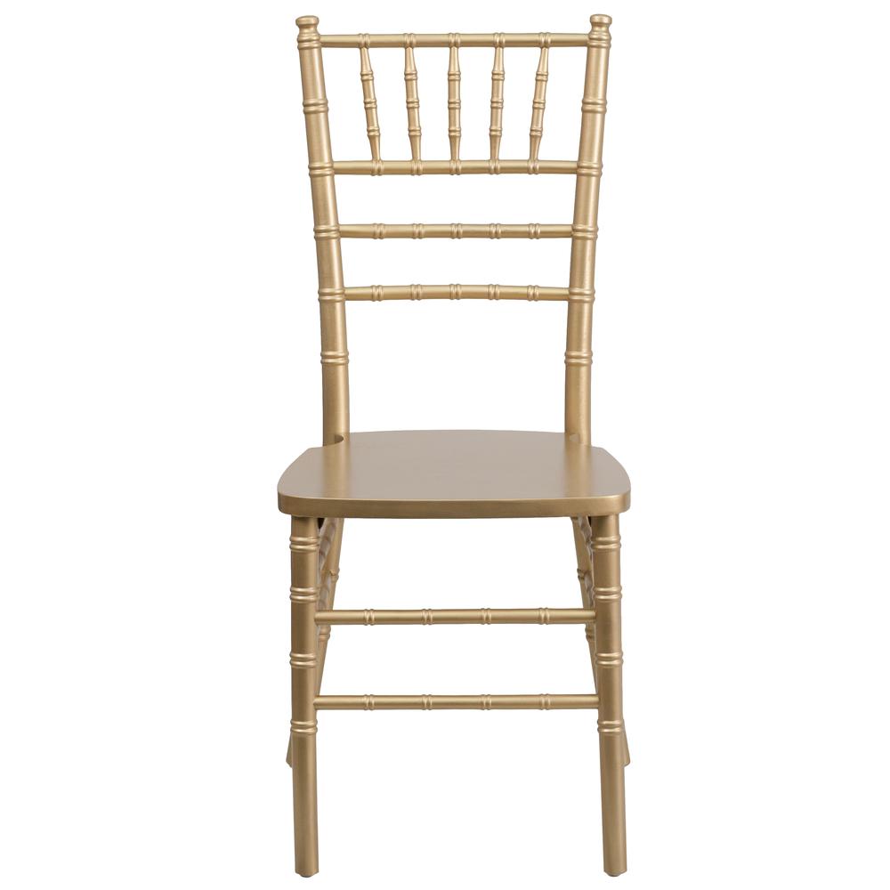 Hercules Series Gold Wood Chiavari Chair By Flash Furniture | Dining Chairs | Modishstore - 4