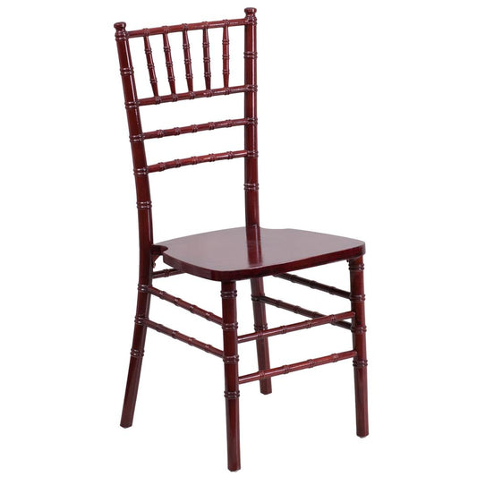 Hercules Series Mahogany Wood Chiavari Chair By Flash Furniture | Dining Chairs | Modishstore - 1