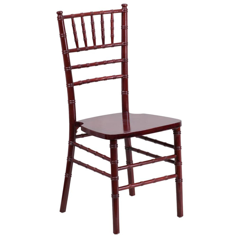 Hercules Series Mahogany Wood Chiavari Chair By Flash Furniture | Dining Chairs | Modishstore - 1