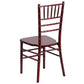 Hercules Series Mahogany Wood Chiavari Chair By Flash Furniture | Dining Chairs | Modishstore - 3