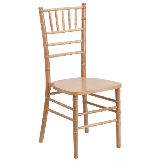Hercules Series Natural Wood Chiavari Chair By Flash Furniture | Dining Chairs | Modishstore