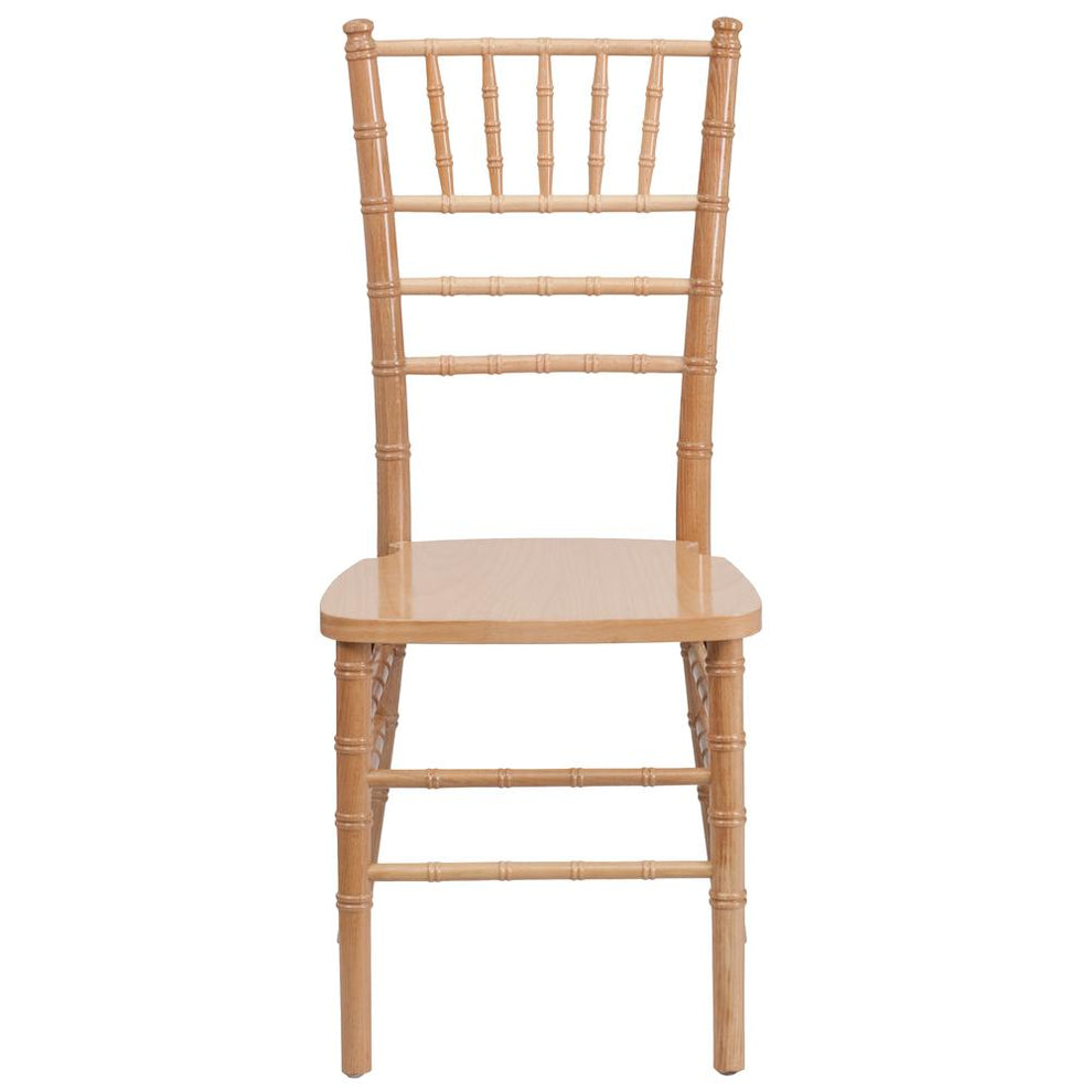Hercules Series Natural Wood Chiavari Chair By Flash Furniture | Dining Chairs | Modishstore - 4