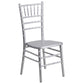 Hercules Series Silver Wood Chiavari Chair By Flash Furniture | Dining Chairs | Modishstore