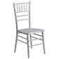 Hercules Series Silver Wood Chiavari Chair By Flash Furniture | Dining Chairs | Modishstore - 1