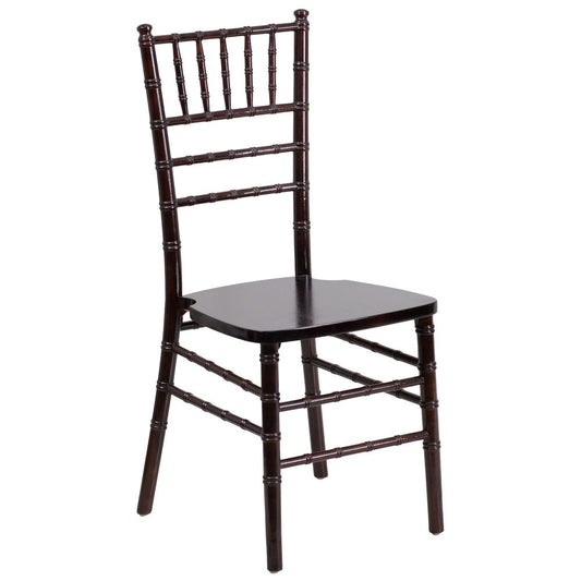 Hercules Series Walnut Wood Chiavari Chair By Flash Furniture | Dining Chairs | Modishstore - 1