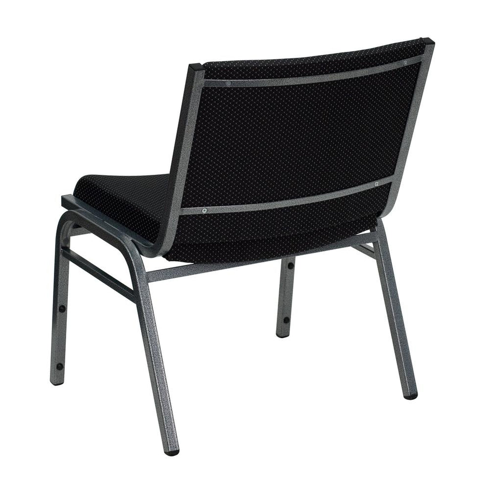 Hercules Series Big & Tall 1000 Lb. Rated Black Fabric Stack Chair By Flash Furniture | Side Chairs | Modishstore - 3
