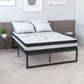 14 Inch Metal Platform Bed Frame With 10 Inch Pocket Spring Mattress In A Box (No Box Spring Required) - Full By Flash Furniture | Beds | Modishstore