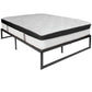 14 Inch Metal Platform Bed Frame With 12 Inch Memory Foam Pocket Spring Mattress In A Box (No Box Spring Required) - Full By Flash Furniture | Beds | Modishstore - 2