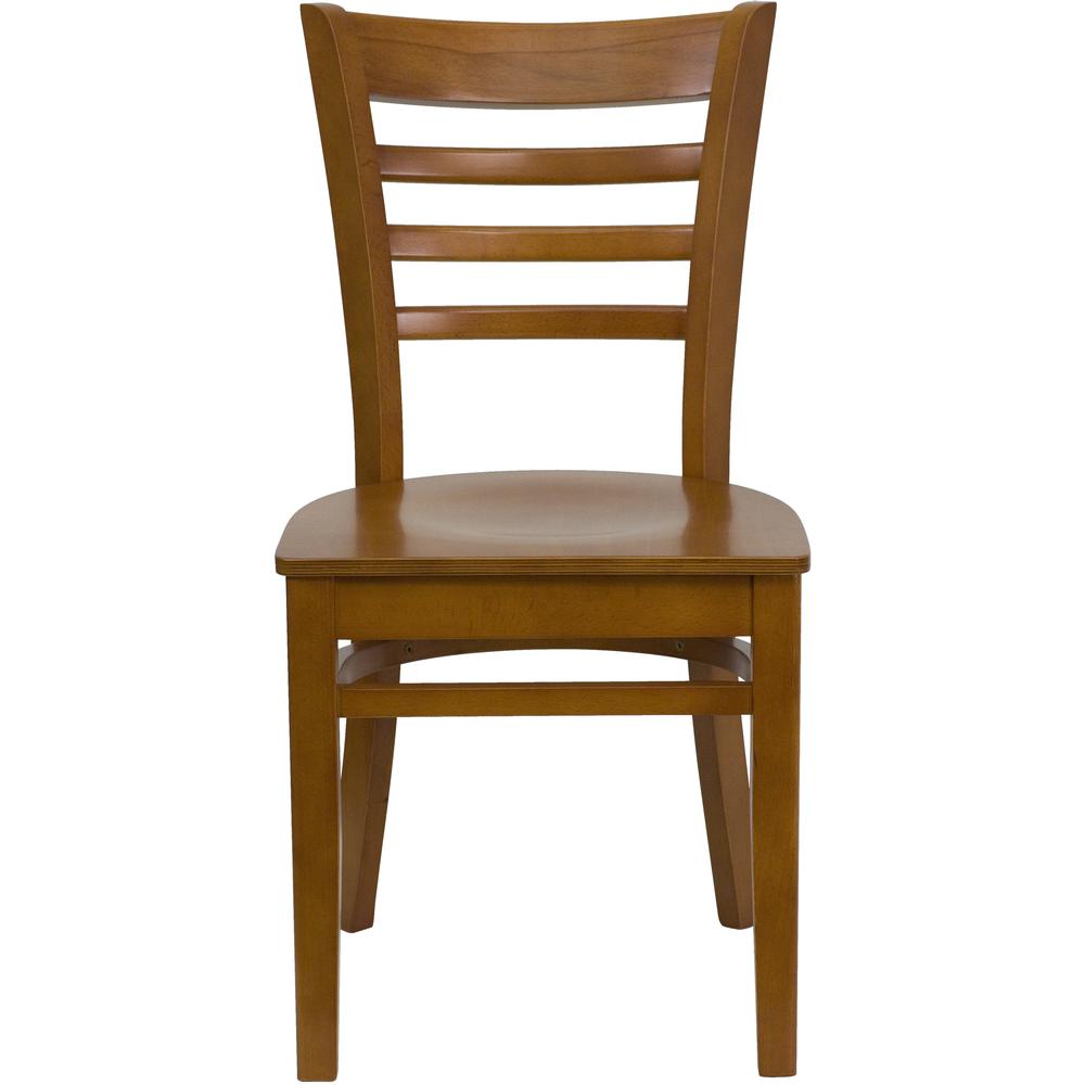 Hercules Series Ladder Back Cherry Wood Restaurant Chair By Flash Furniture | Dining Chairs | Modishstore - 4