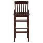 Hercules Series School House Back Walnut Wood Restaurant Barstool By Flash Furniture | Bar Stools | Modishstore - 4
