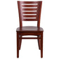 Darby Series Slat Back Mahogany Wood Restaurant Chair By Flash Furniture | Dining Chairs | Modishstore - 4
