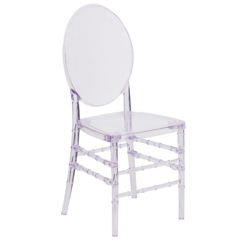 Flash Elegance Crystal Ice Stacking Florence Chair By Flash Furniture | Dining Chairs | Modishstore - 1