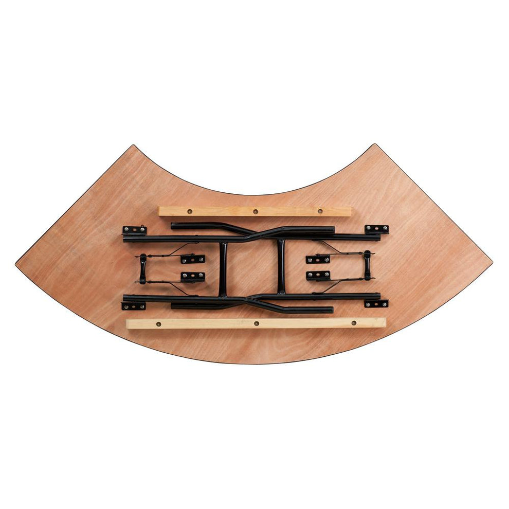 5.5 Ft. X 2 Ft. Serpentine Wood Folding Banquet Table By Flash Furniture | Side Tables | Modishstore - 2