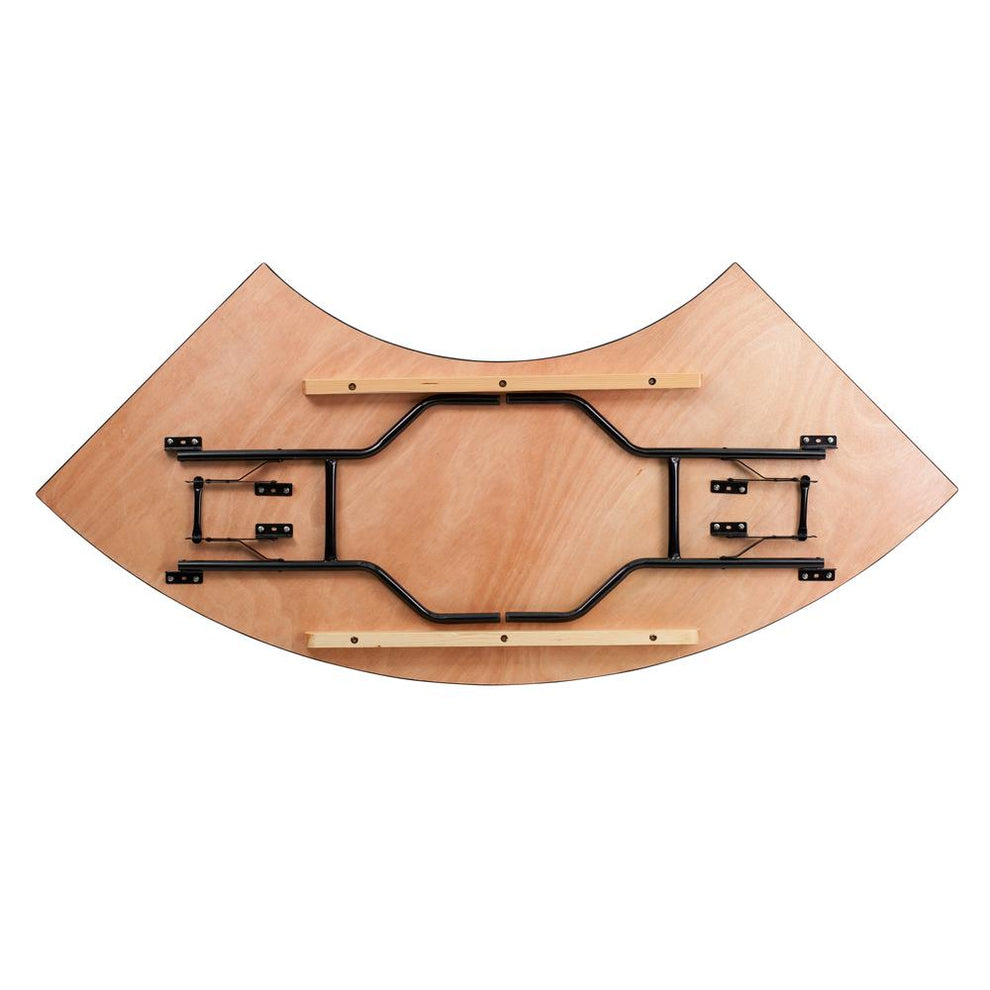 7.25 Ft. X 2.5 Ft. Serpentine Wood Folding Banquet Table By Flash Furniture | Side Tables | Modishstore - 2