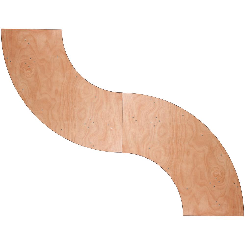 7.25 Ft. X 2.5 Ft. Serpentine Wood Folding Banquet Table By Flash Furniture | Side Tables | Modishstore - 4