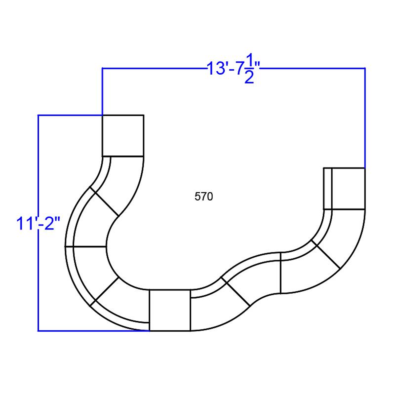 Hercules Alon Series Black Leathersoft Reception Configuration, 11 Pieces By Flash Furniture | Sofa Set | Modishstore - 2