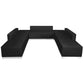 Hercules Alon Series Black Leathersoft Reception Configuration, 7 Pieces By Flash Furniture | Sofas | Modishstore - 3
