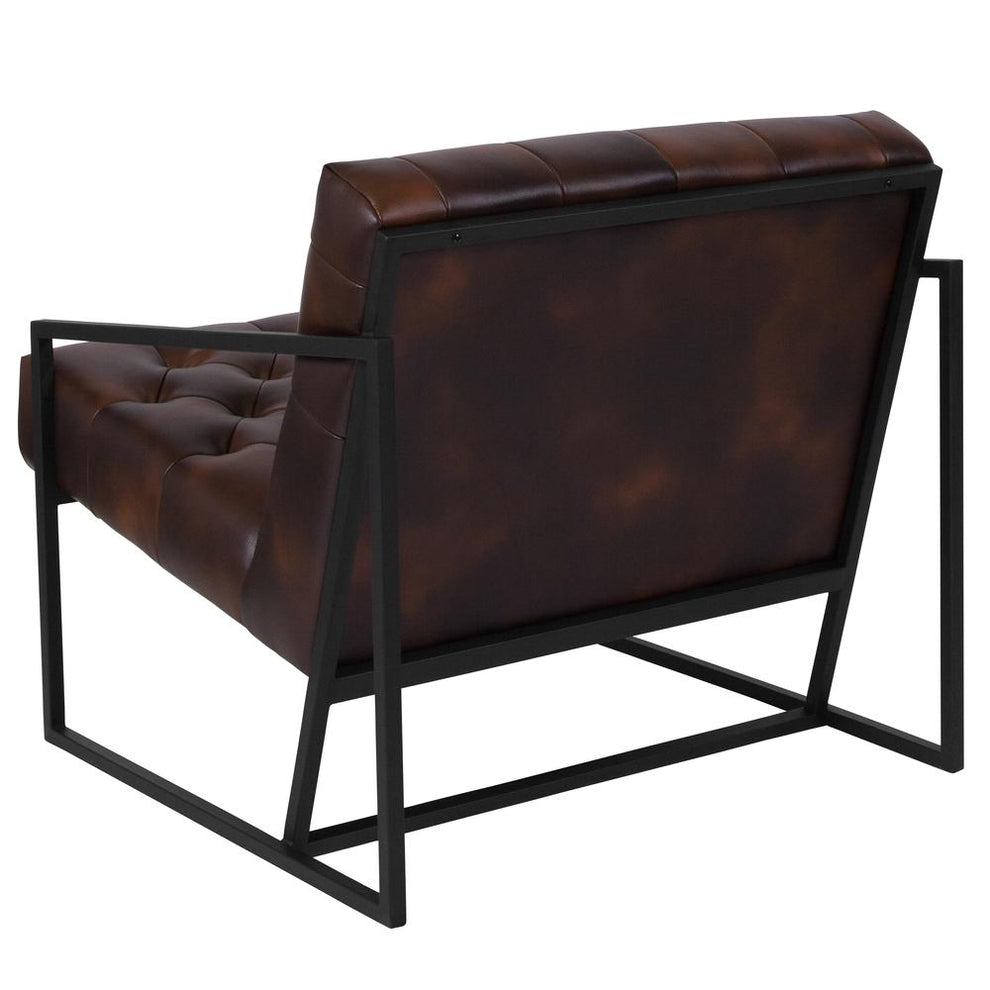 Hercules Madison Series Bomber Jacket Leathersoft Tufted Lounge Chair By Flash Furniture | Lounge Chairs | Modishstore - 3