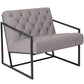 Hercules Madison Series Retro Light Gray Leathersoft Tufted Lounge Chair By Flash Furniture | Lounge Chairs | Modishstore - 1