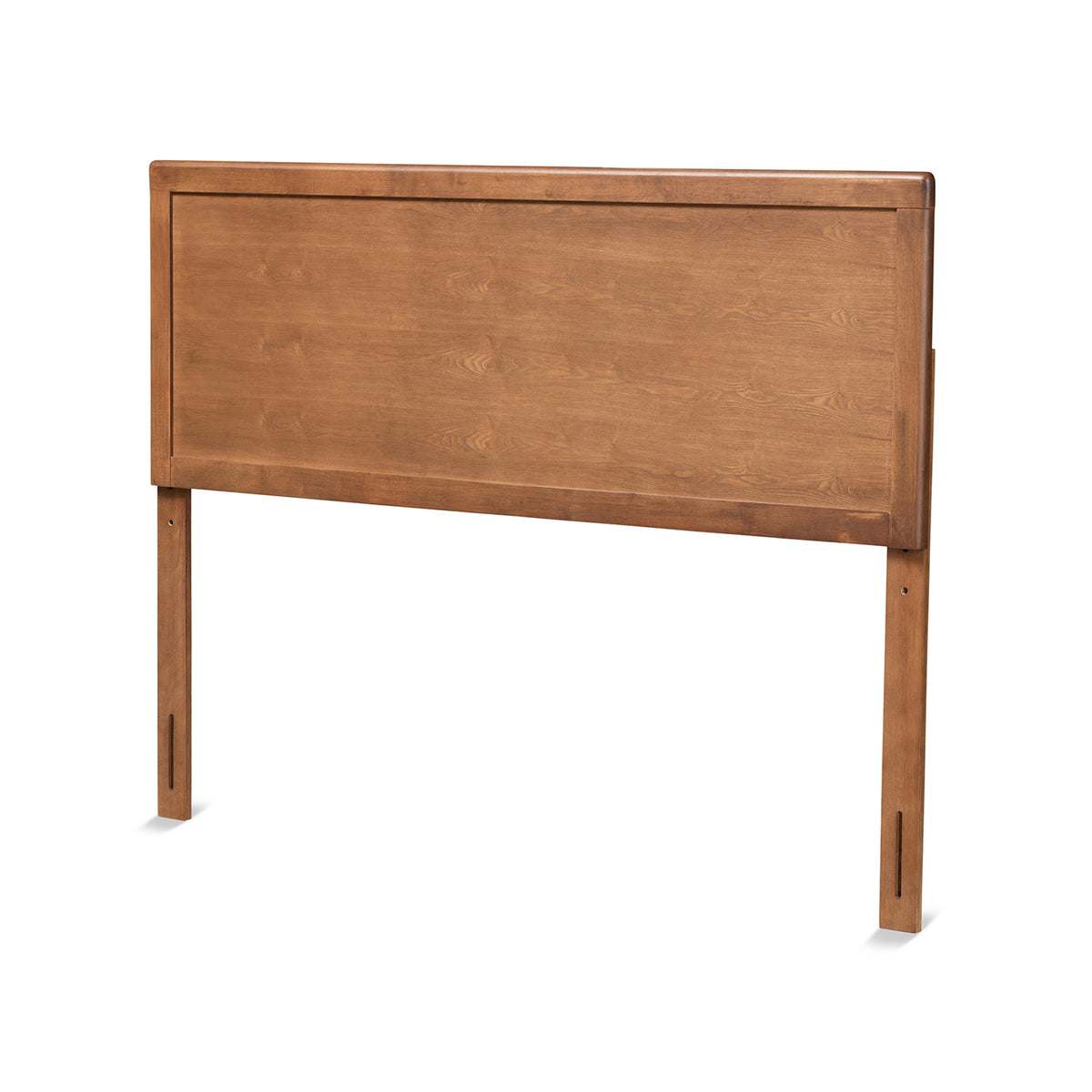Baxton Studio Alan Modern and Contemporary Transitional Ash Walnut Finished Wood King Size Headboard | Headboards | Modishstore