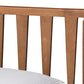 Baxton Studio Kuro Modern and Contemporary Walnut Brown Finished Wood Twin Size Platform Bed | Beds | Modishstore - 5
