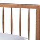 Baxton Studio Toru Mid-Century Modern Ash Walnut Finished Wood Twin Size Platform Bed | Beds | Modishstore - 5