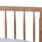 Baxton Studio Sora Mid-Century Modern Ash Walnut Finished Wood Full Size Platform Bed | Beds | Modishstore - 5