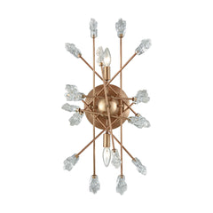 Serendipity 2-Light Wall Lamp in Matte Gold with Clear Bubble Glass ELK Lighting