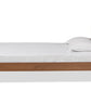 baxton studio chiyo mid century modern transitional walnut brown finished wood twin size platform bed | Modish Furniture Store-3
