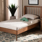 baxton studio emiko modern and contemporary walnut brown finished wood twin size platform bed | Modish Furniture Store-3
