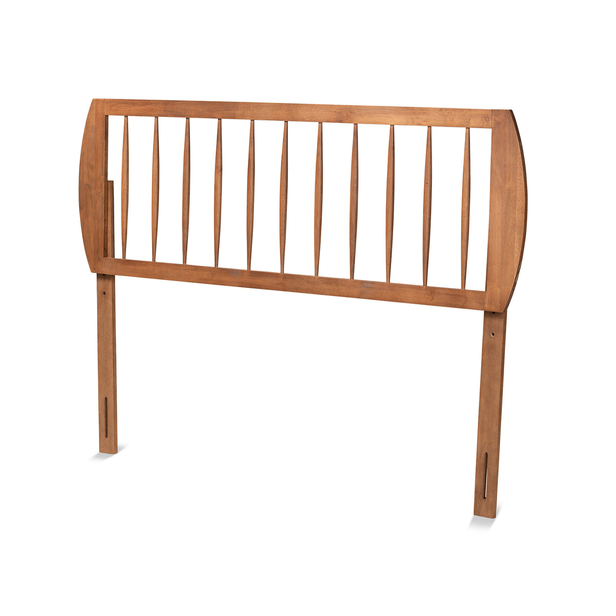 Baxton Studio Norman Modern and Contemporary Transitional Ash Walnut Finished Wood King Size Headboard | Headboards | Modishstore