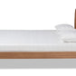 Baxton Studio Emiko Modern and Contemporary Walnut Brown Finished Wood Queen Size Platform Bed | Beds | Modishstore - 6