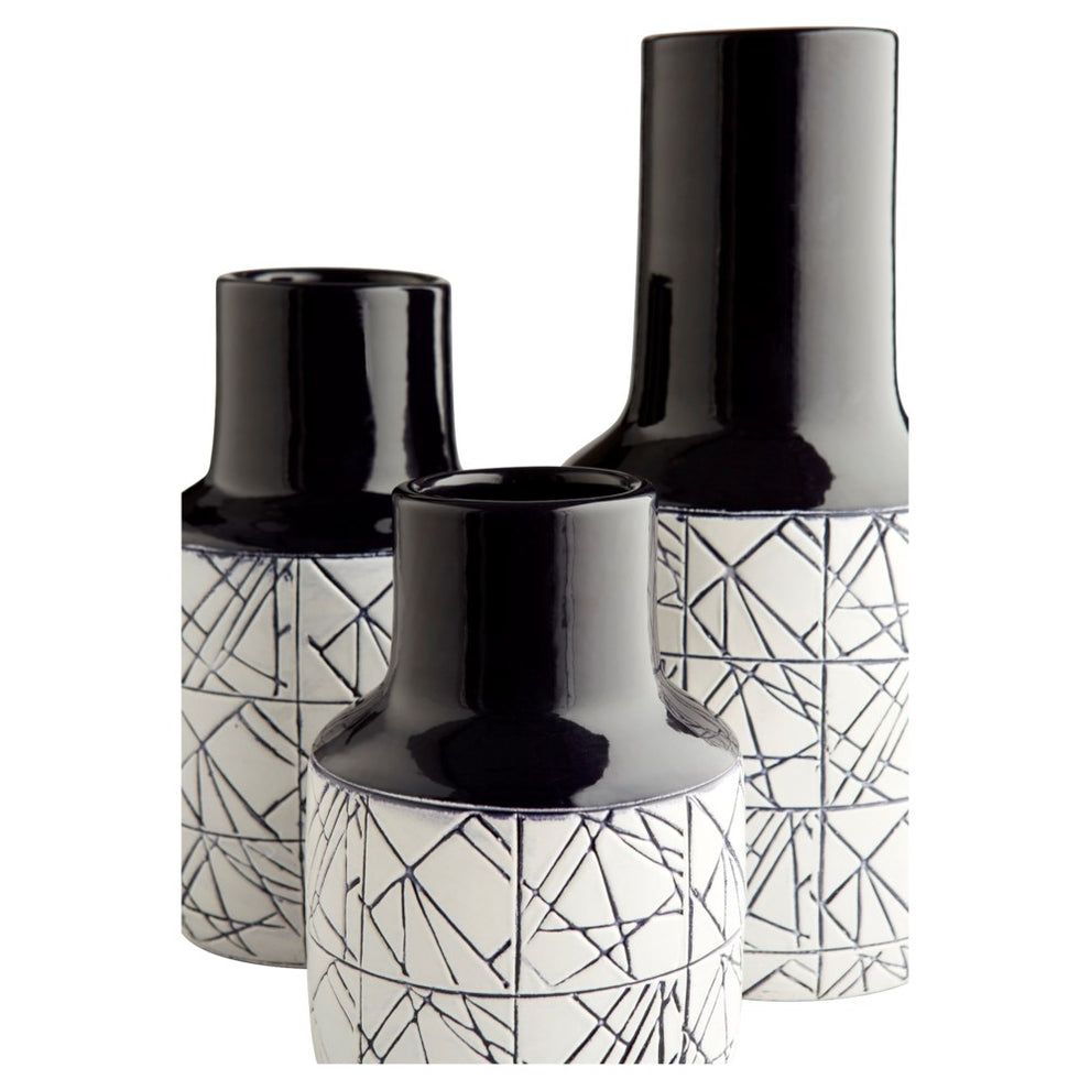 Small Dark Zenith Vase | Vases | Modishstore - 3