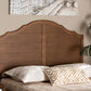 Baxton Studio Clive Vintage Traditional Farmhouse Ash Walnut Finished Wood Full Size Headboard | Headboards | Modishstore - 2