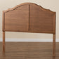 Baxton Studio Clive Vintage Traditional Farmhouse Ash Walnut Finished Wood Full Size Headboard | Headboards | Modishstore - 3