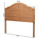 Baxton Studio Clive Vintage Traditional Farmhouse Ash Walnut Finished Wood Full Size Headboard | Headboards | Modishstore - 5