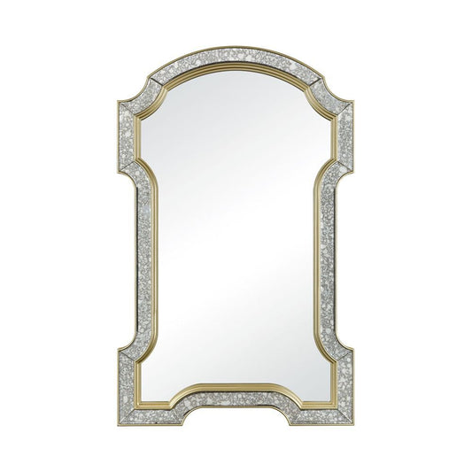 Sterling Industries Val-de-Grace Antiqued Glass 50" Wall Mirror | Modishstore | Mirrors