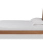 Baxton Studio Rayna Mid-Century Modern Walnut Brown Finished Wood Twin Size Platform Bed | Beds | Modishstore - 6