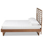 Baxton Studio Lucie Modern and Contemporary Walnut Brown Finished Wood King Size Platform Bed | Beds | Modishstore - 8