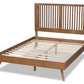 Baxton Studio Takeo Mid-Century Modern Transitional Ash Walnut Finished Wood King Size Platform Bed | Beds | Modishstore - 7