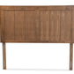 Baxton Studio Patwin Modern and Contemporary Transitional Ash Walnut Finished Wood King Size Headboard | Headboards | Modishstore - 4